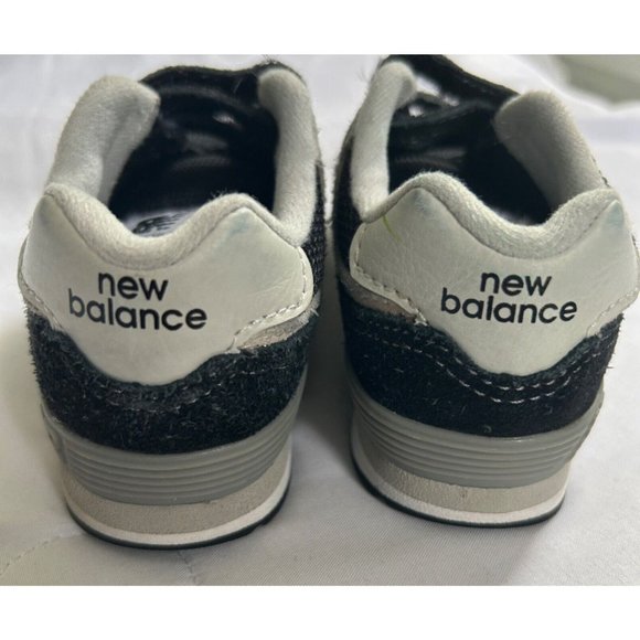 New Balance Kids Sneakers IV574GK Black Hook/Loop Size 8 - Picture 3 of 8